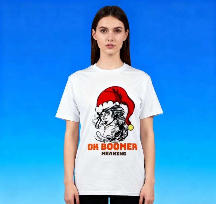 "Ok Boomer" Attitude Cotton T-Shirt - 100% Premium Cotton | Versatile Streetwear | Trendy Statement Tee
