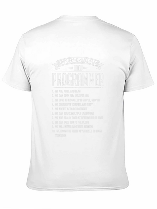 10 Reasons To Date a Programmer T-Shirt