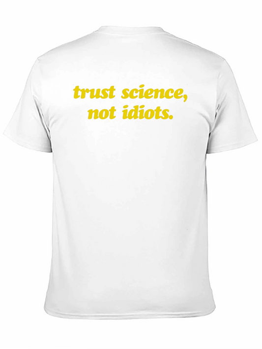 Trust Science T-Shirt - Black Slogan Tee