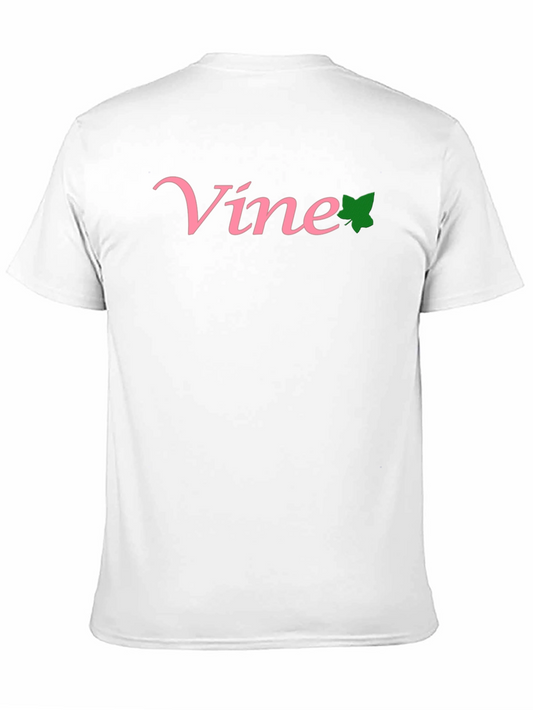 Vine T-Shirt - Pink and Green