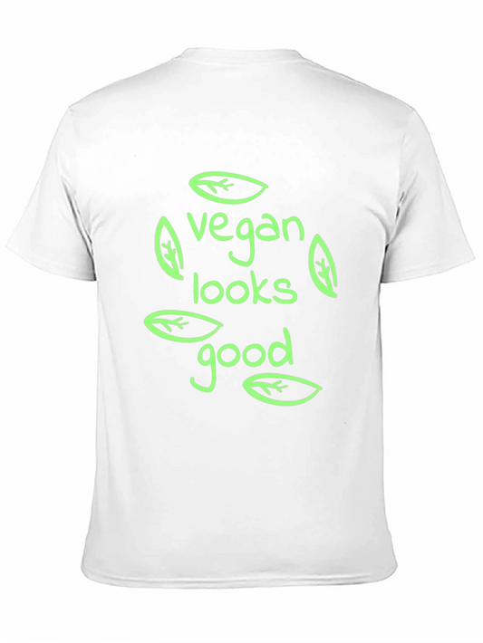Vegan Looks Good Black T-Shirt