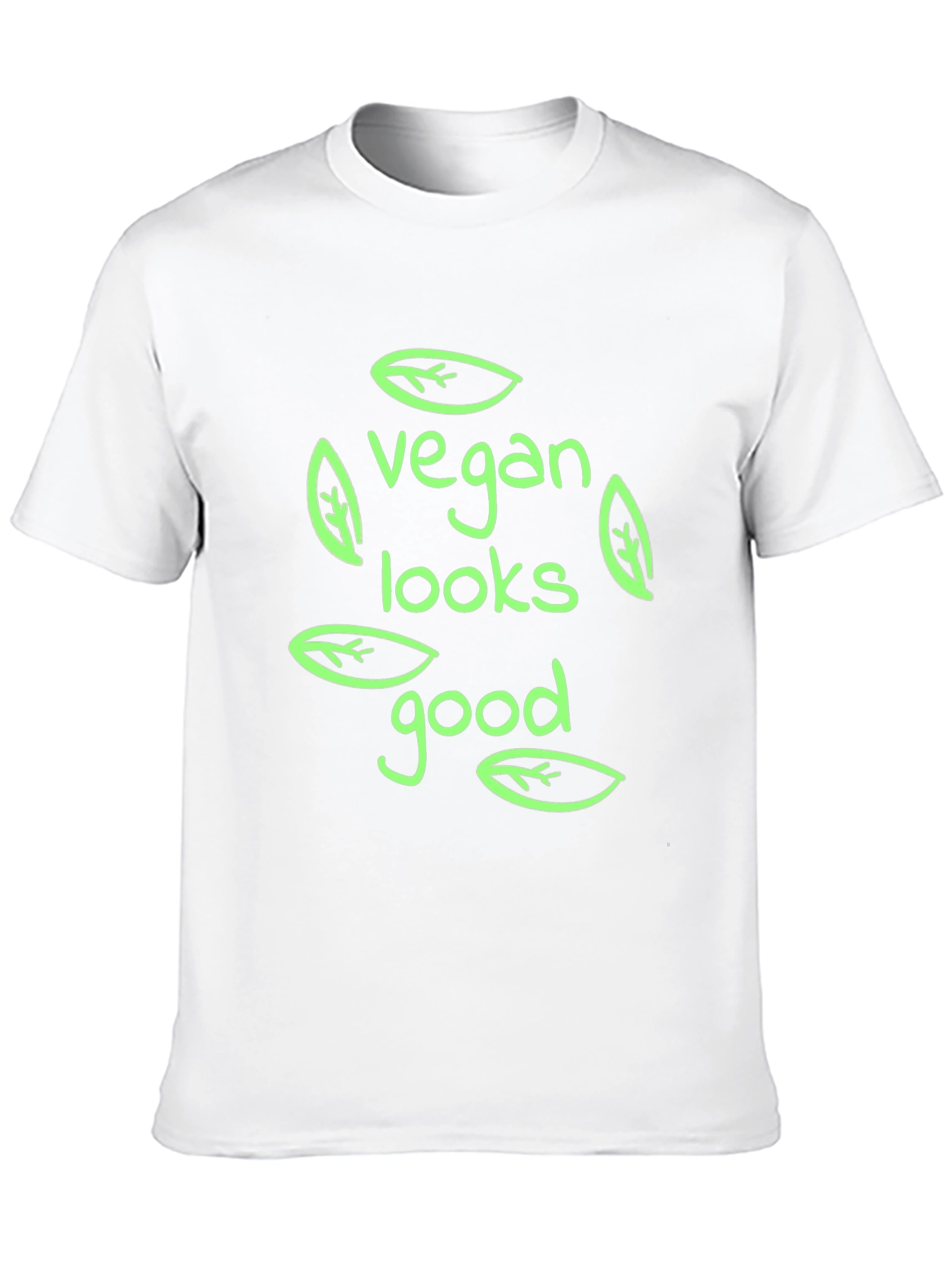 Vegan Looks Good Black T-Shirt