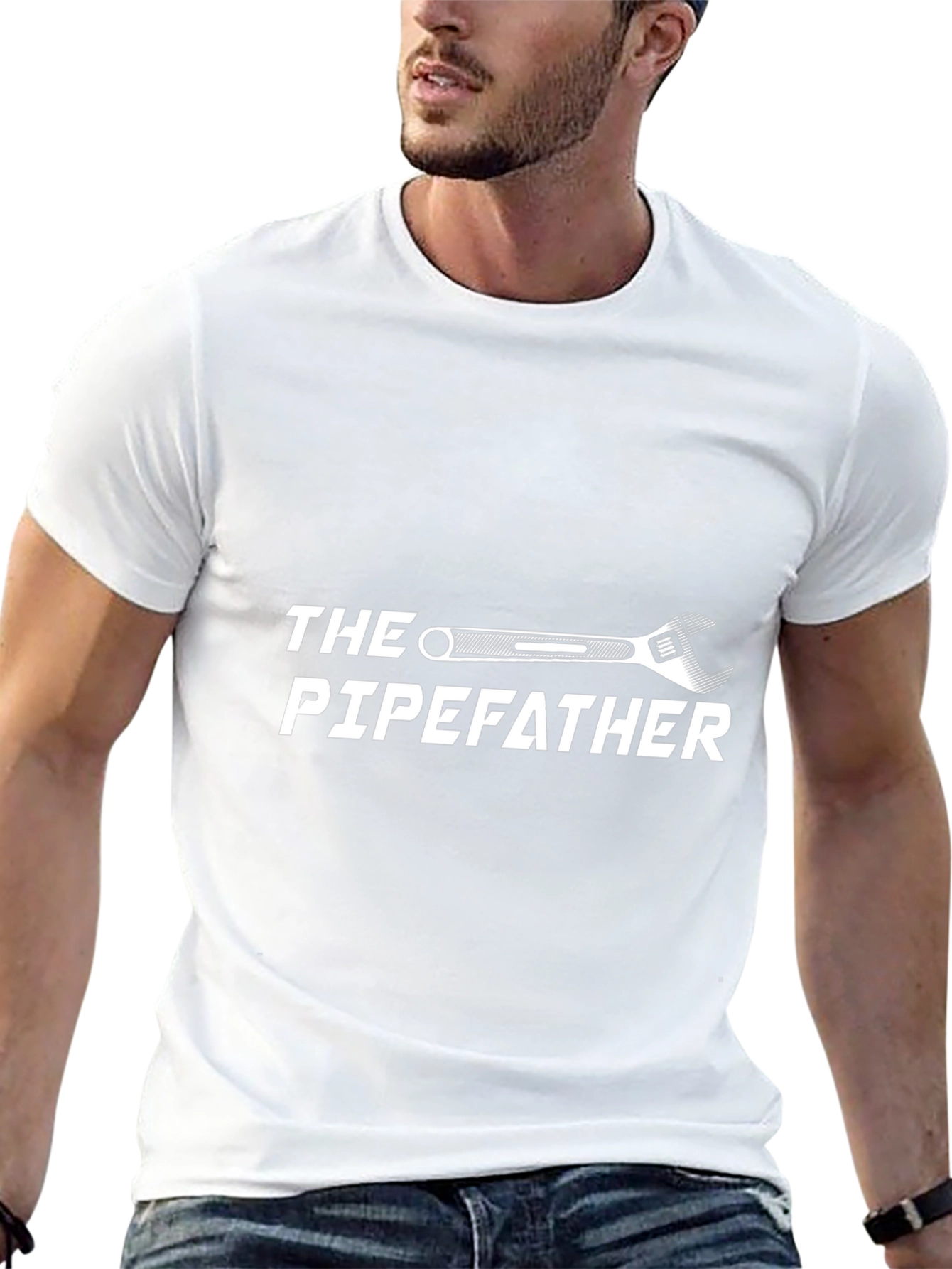 The Pipefather Graphic Tee - Plumber Humor T-Shirt