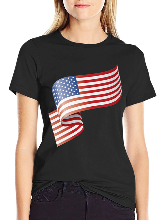 USA Flag Graphic T-Shirt