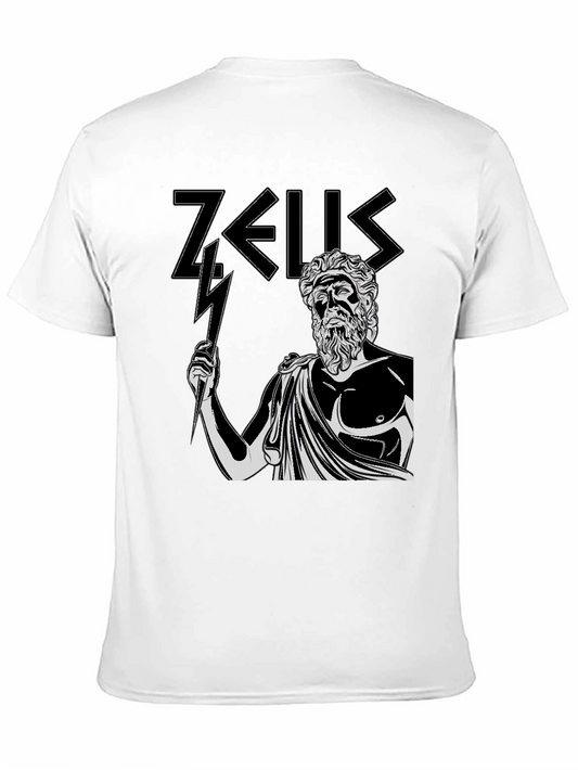 Zeus Graphic Tee - Black Cotton T-Shirt