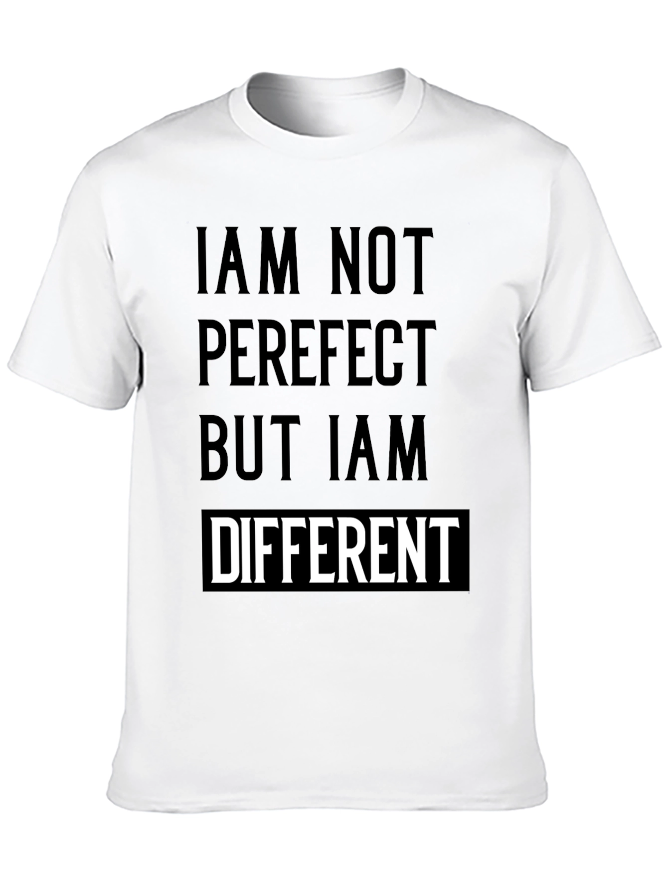 Unique Different Graphic Print Black T-Shirt
