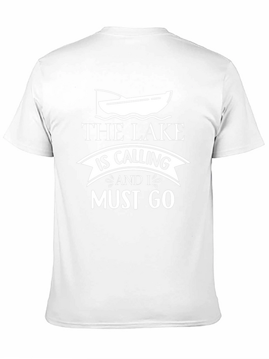 The Lake Is Calling T-Shirt Fishing Tee