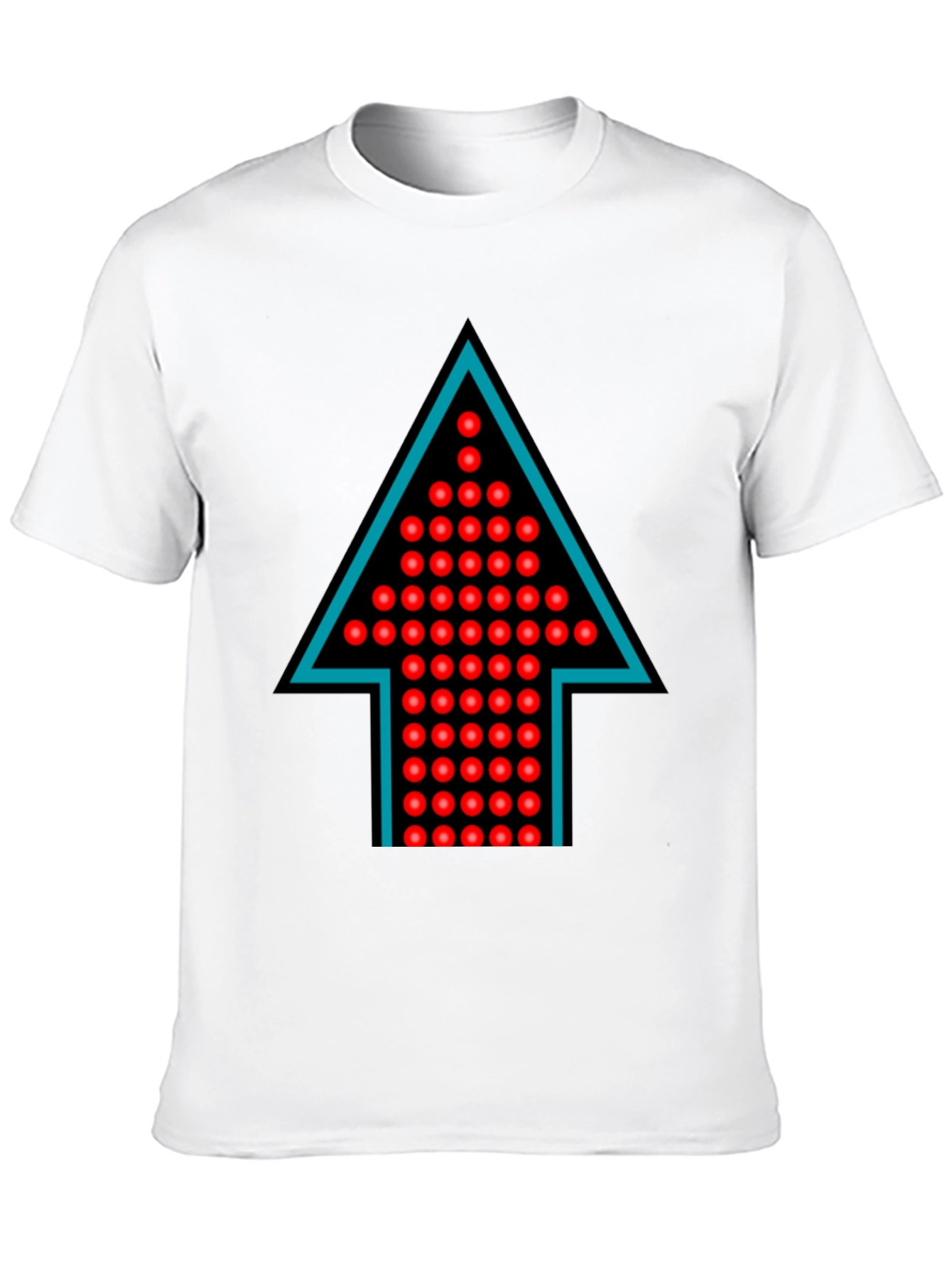 Upward Arrow Graphic Tee - Unique Design