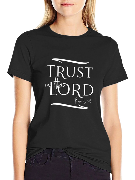 Trust in the Lord Black Graphic Tee