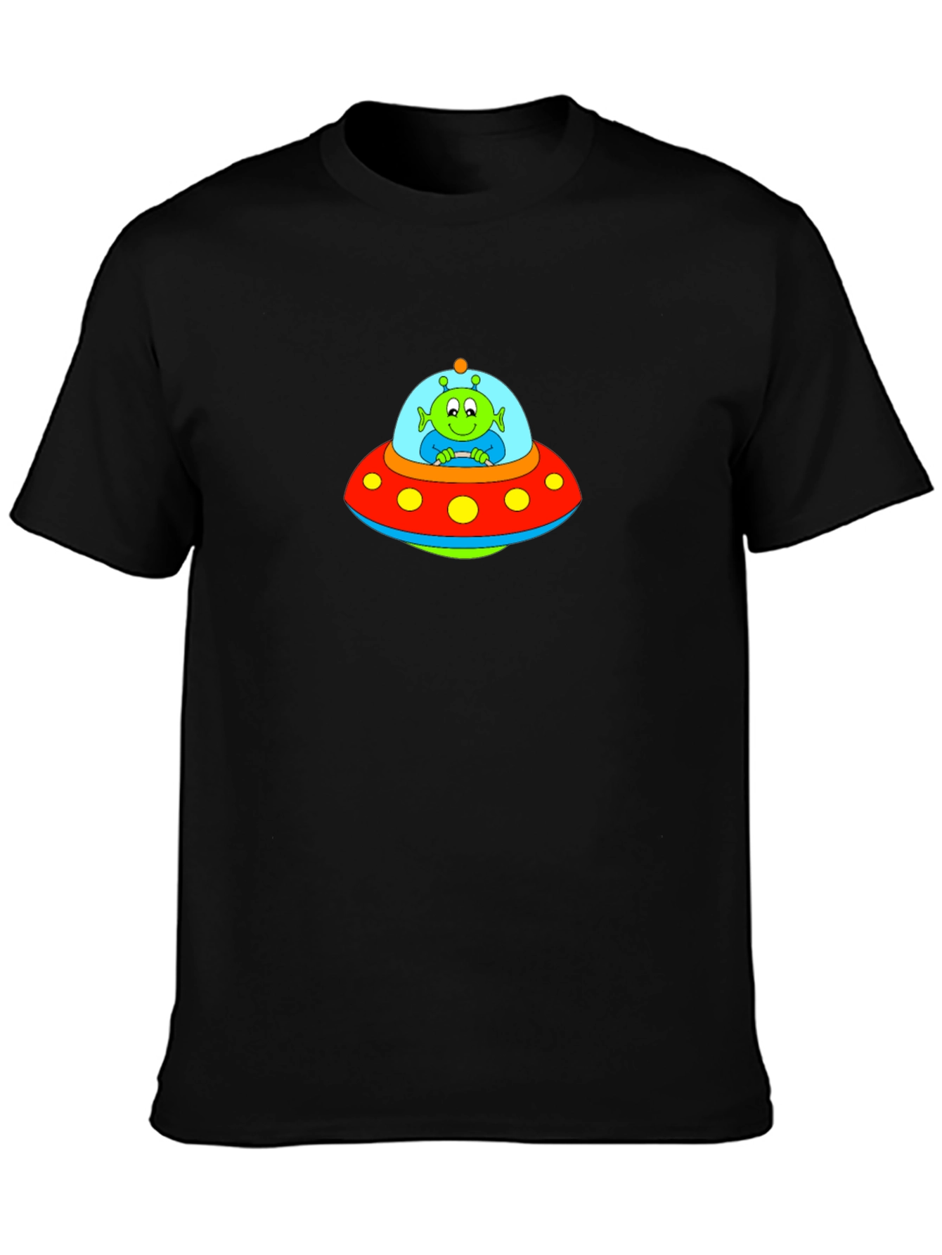 UFO Alien Graphic T-Shirt - Classic Fit