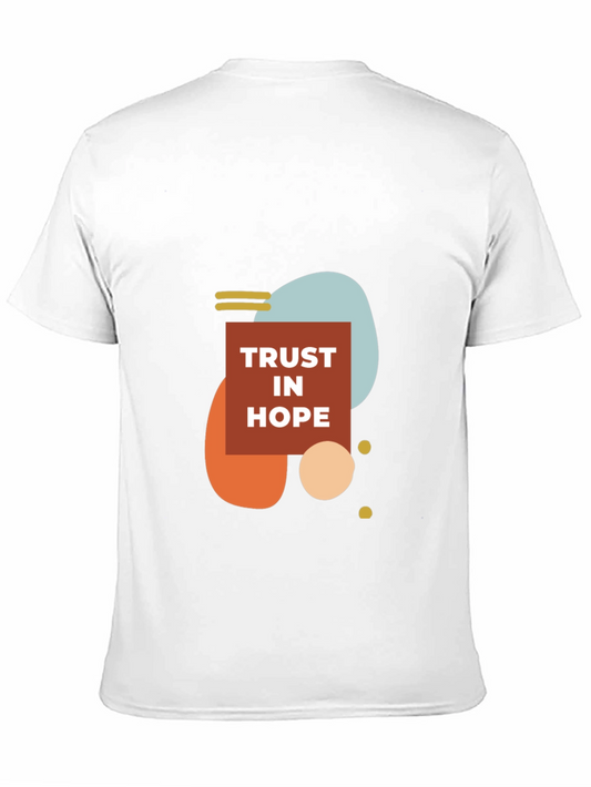 Trust In Hope Graphic Tee - Modern Design