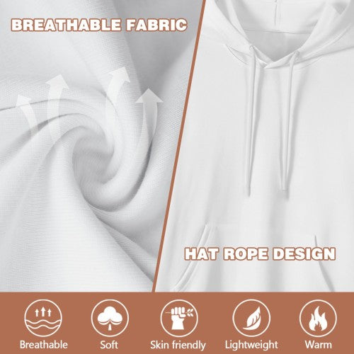 Viking Helmet "VICTORY!" Graphic Hoodie - Unisex Casual Pullover (Black & White Options)