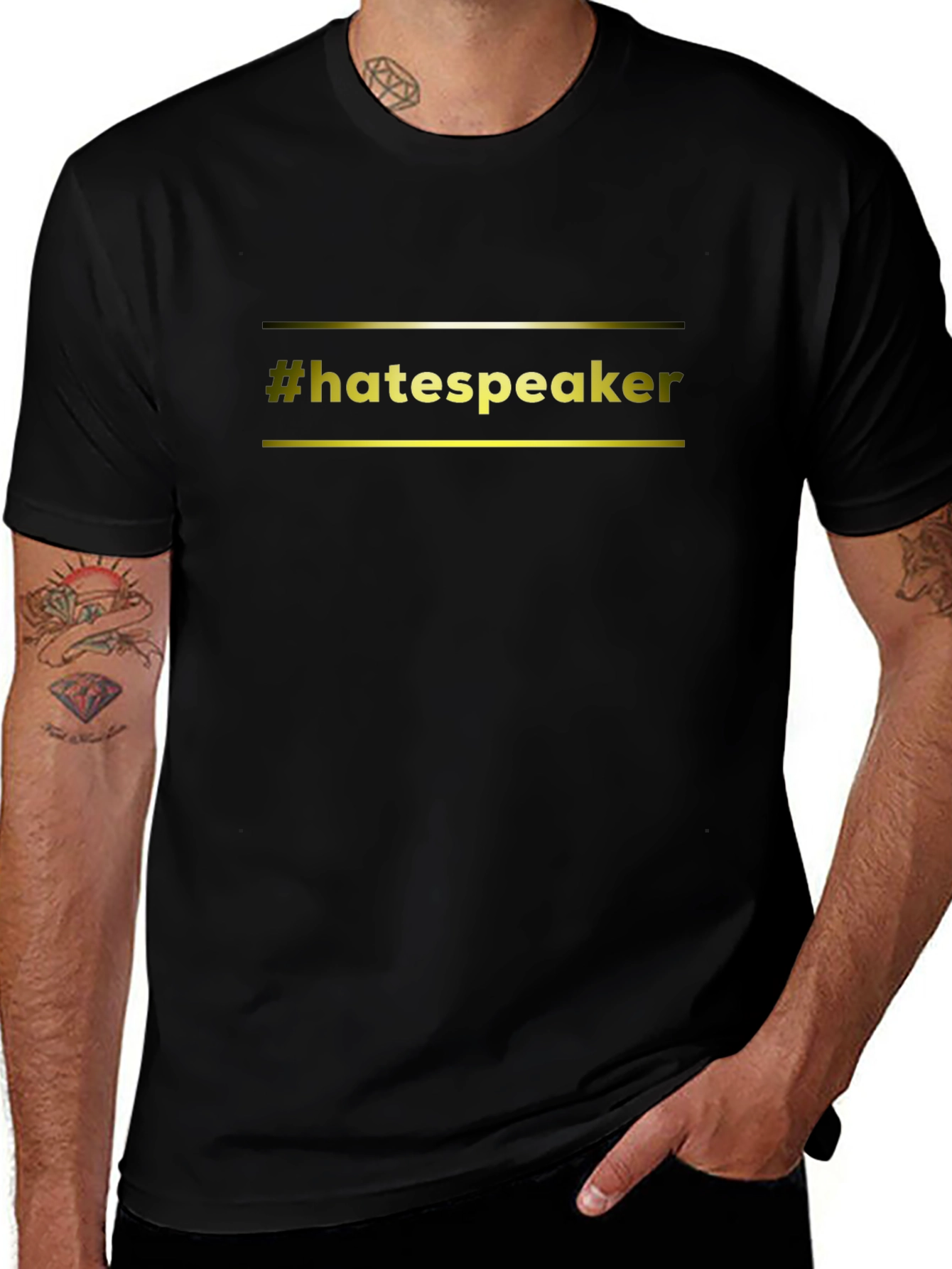 #hatespeaker Graphic Tee - Bold Statement T-Shirt