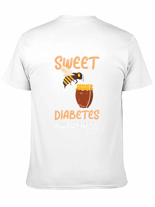 Sweet Diabetes Awareness Graphic T-Shirt