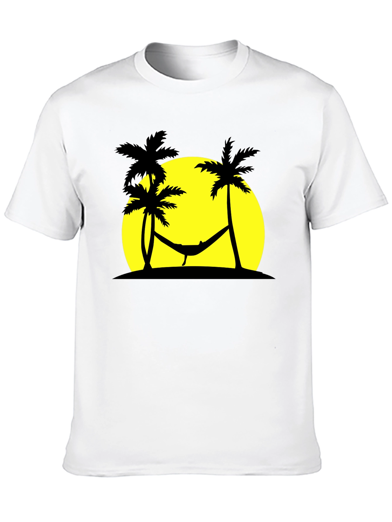 Tropical Hammock Black T-Shirt
