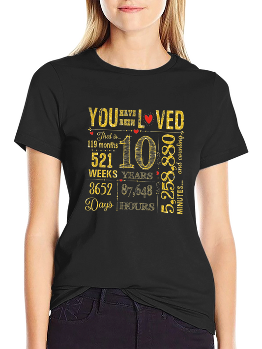 10 Year Anniversary Gift T-Shirt