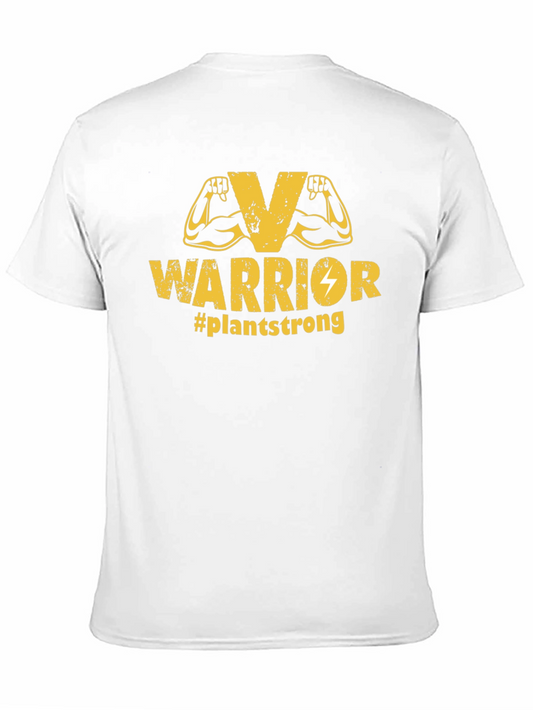 Vegan Warrior #Plantstrong Graphic T-Shirt