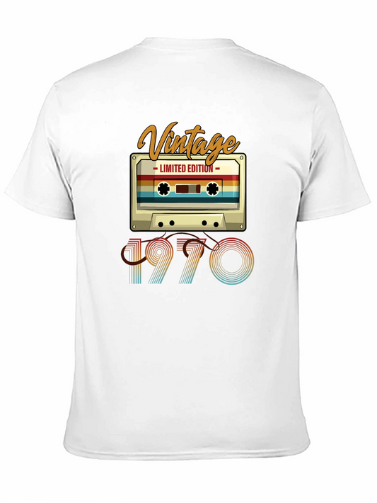 Vintage 1970 Cassette Tape T-Shirt - Limited Edition