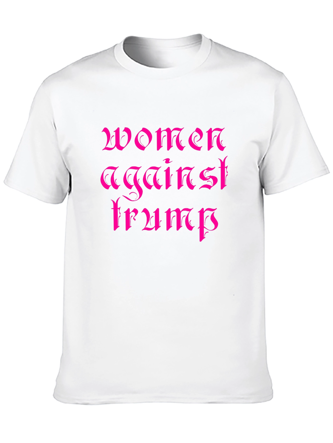 Women Against Trump Black Graphic T-Shirt