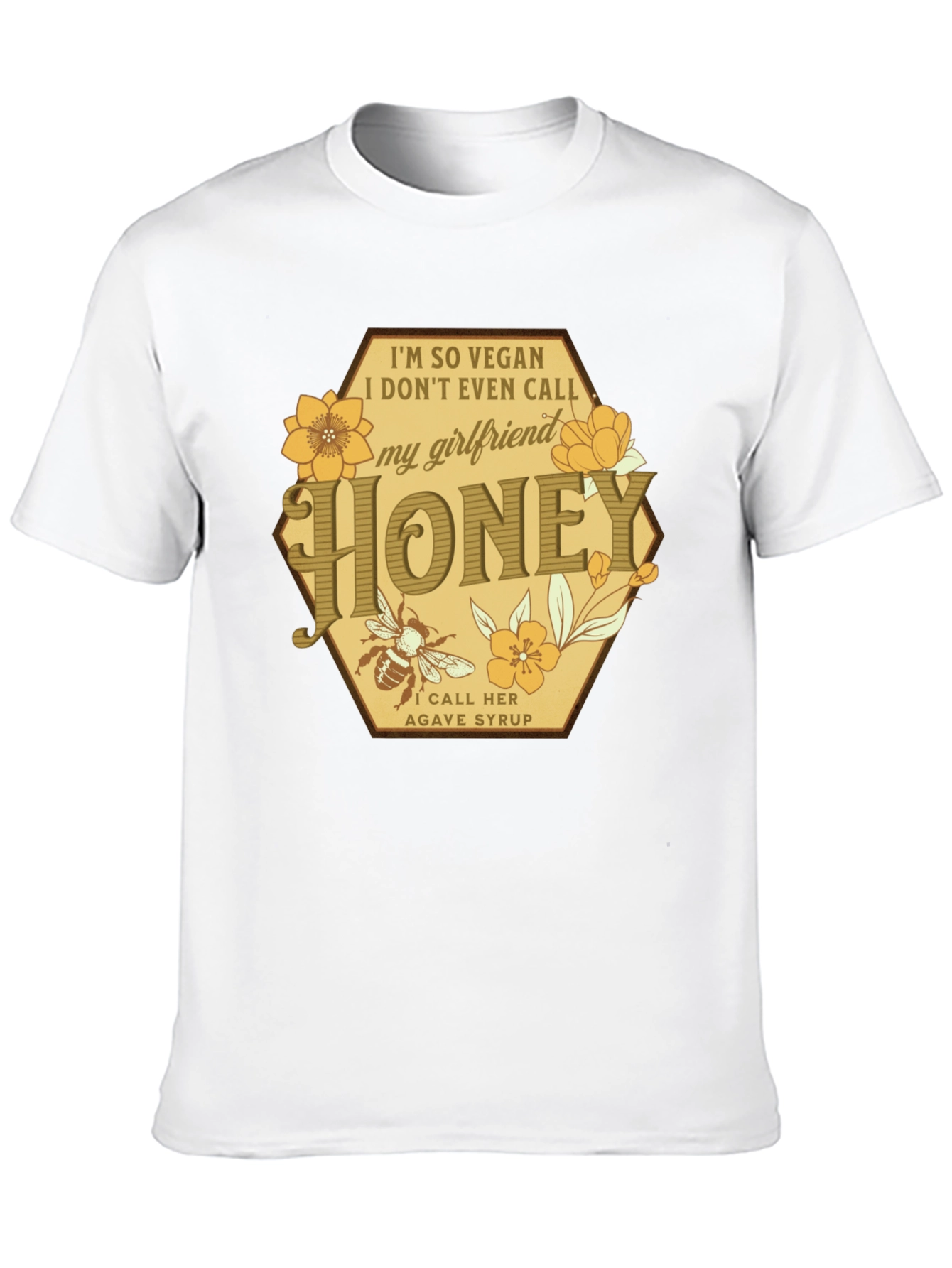 Vegan Honey Girlfriend Graphic T-Shirt