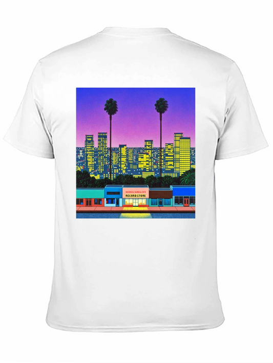 Vaporwave Cityscape T-Shirt