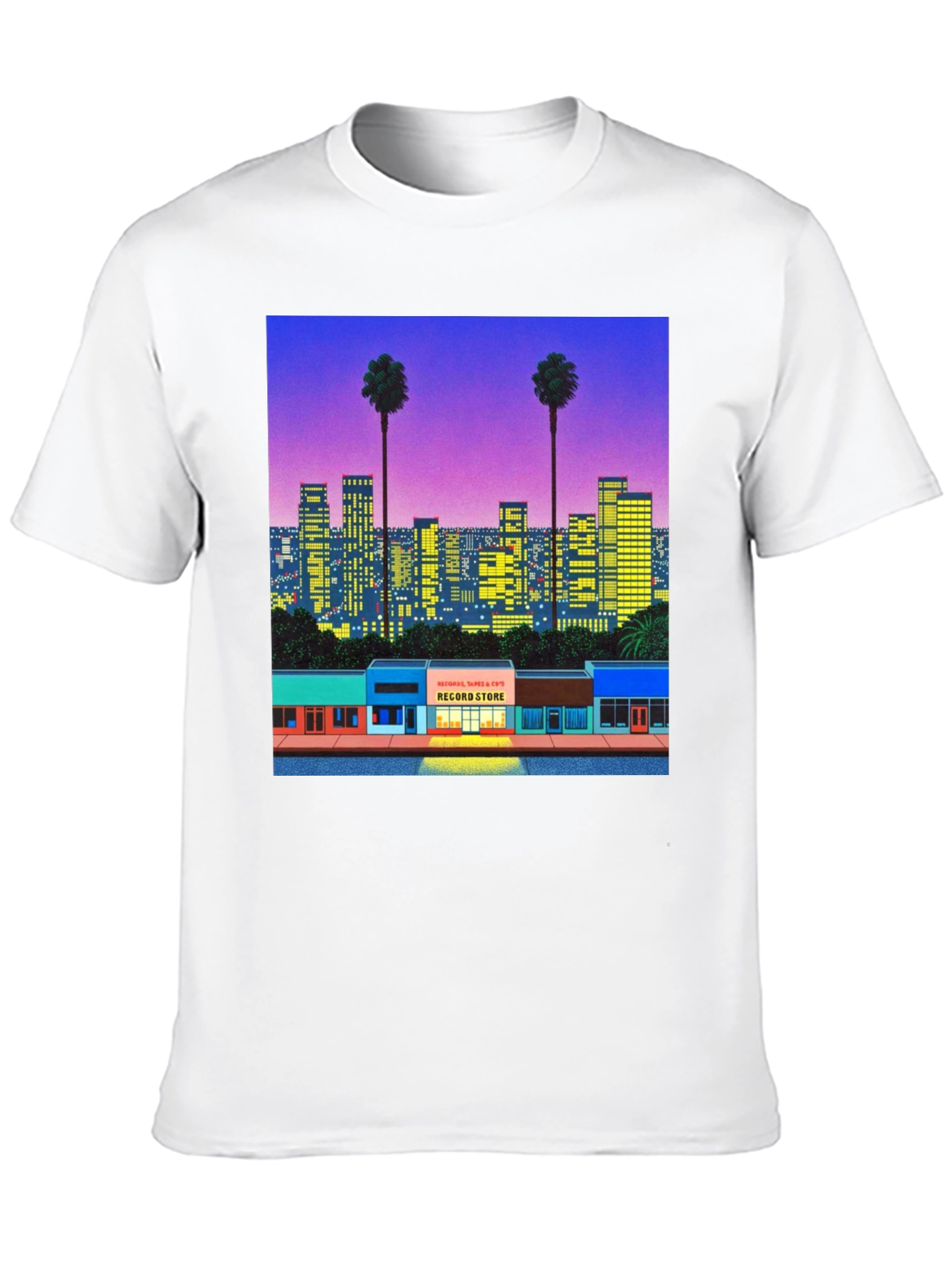 Vaporwave Cityscape T-Shirt