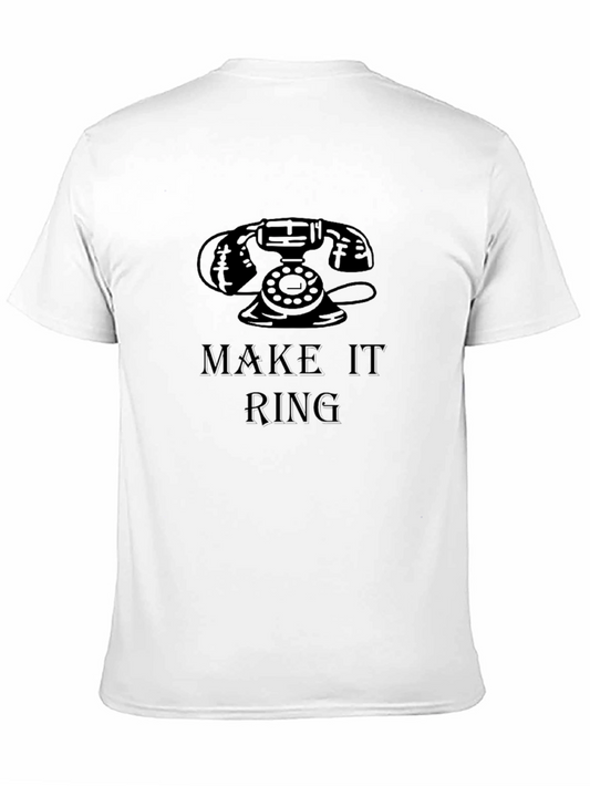 Vintage Telephone Graphic T-Shirt - Make It Ring Tee