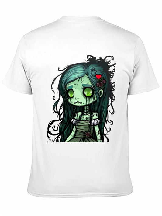 Zombie Girl Graphic Tee - Spooky Cute Style