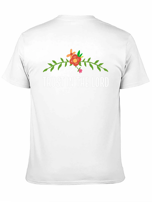 Trust In The Lord Floral Graphic Tee