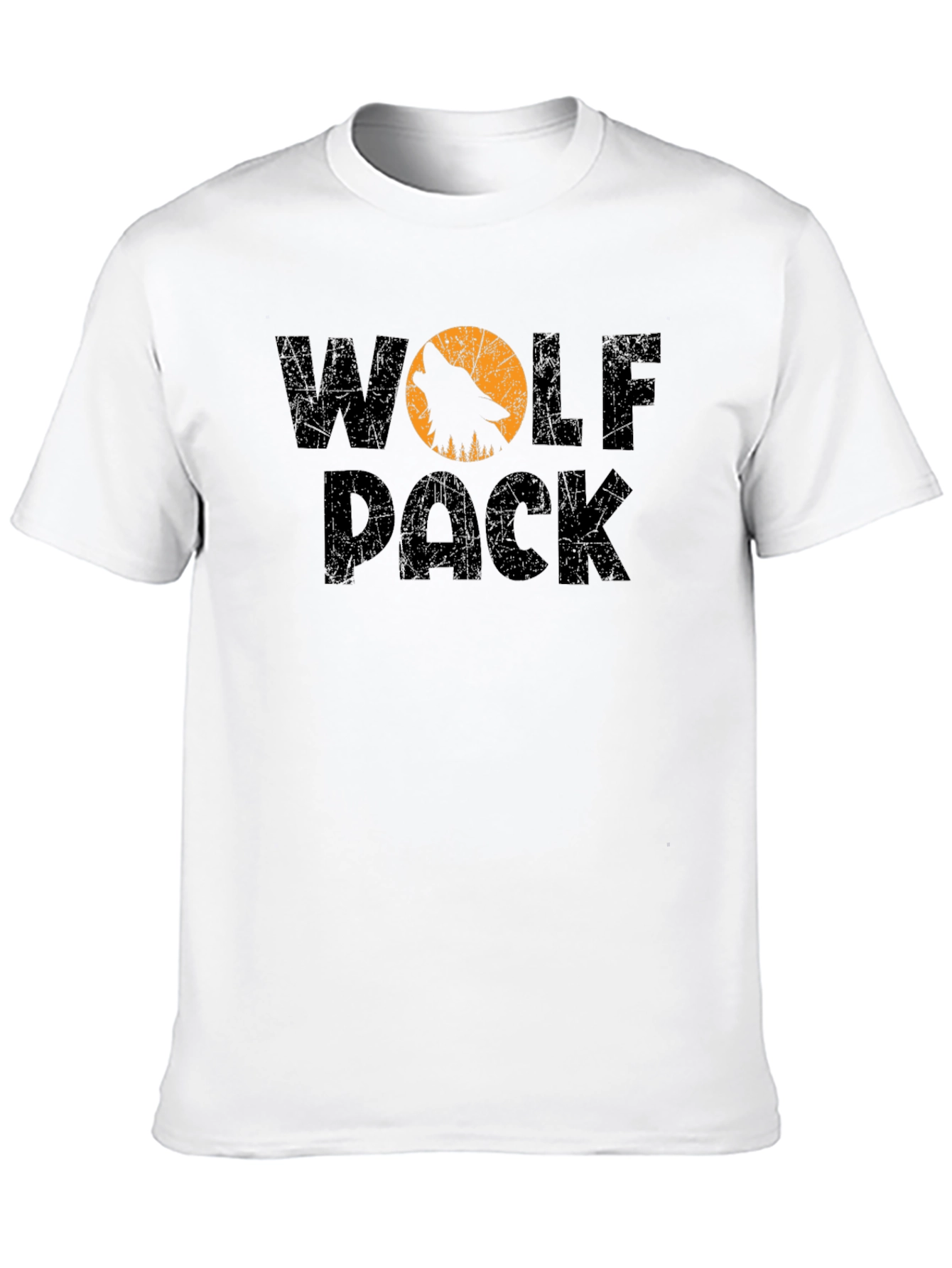 Wolf Pack Graphic Tee - Moonlit Howl Design