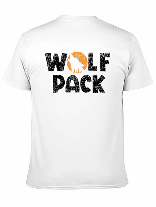Wolf Pack Graphic Tee - Moonlit Howl Design