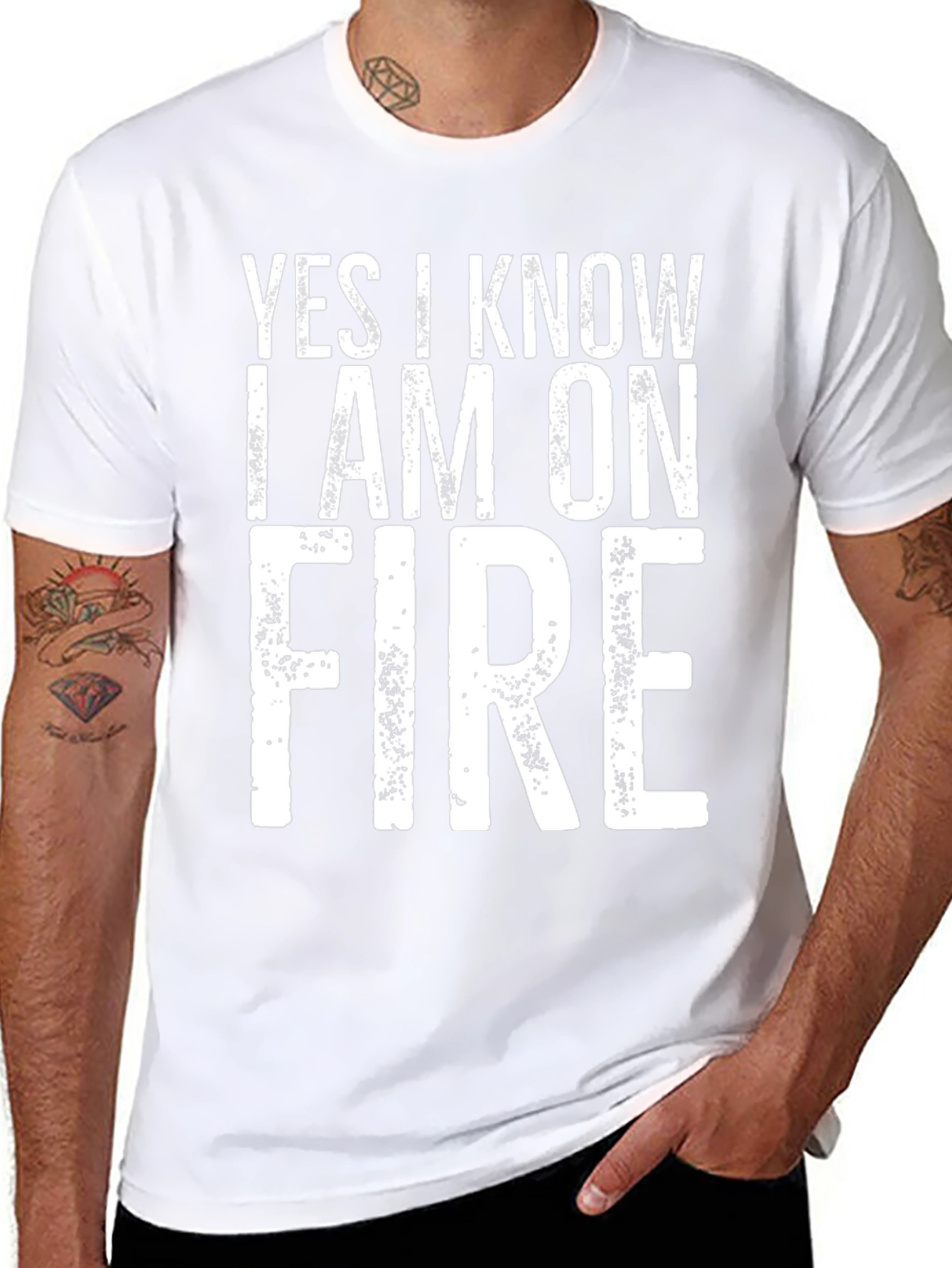 Yes I Know I Am On Fire Graphic Tee