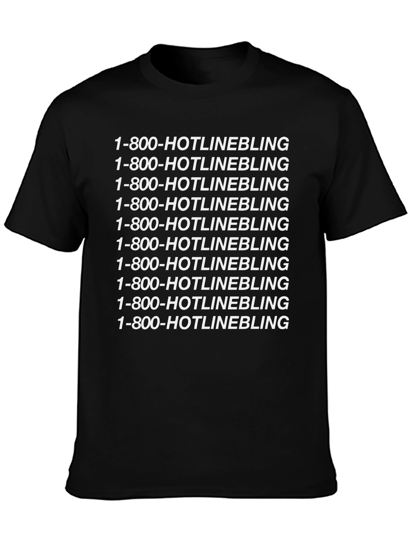 1-800-HOTLINEBLING Graphic Tee - Trendy Design
