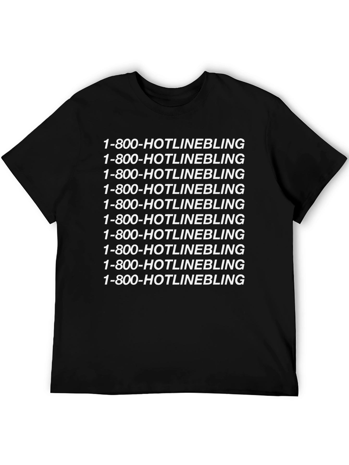1-800-HOTLINEBLING Graphic Tee - Trendy Design