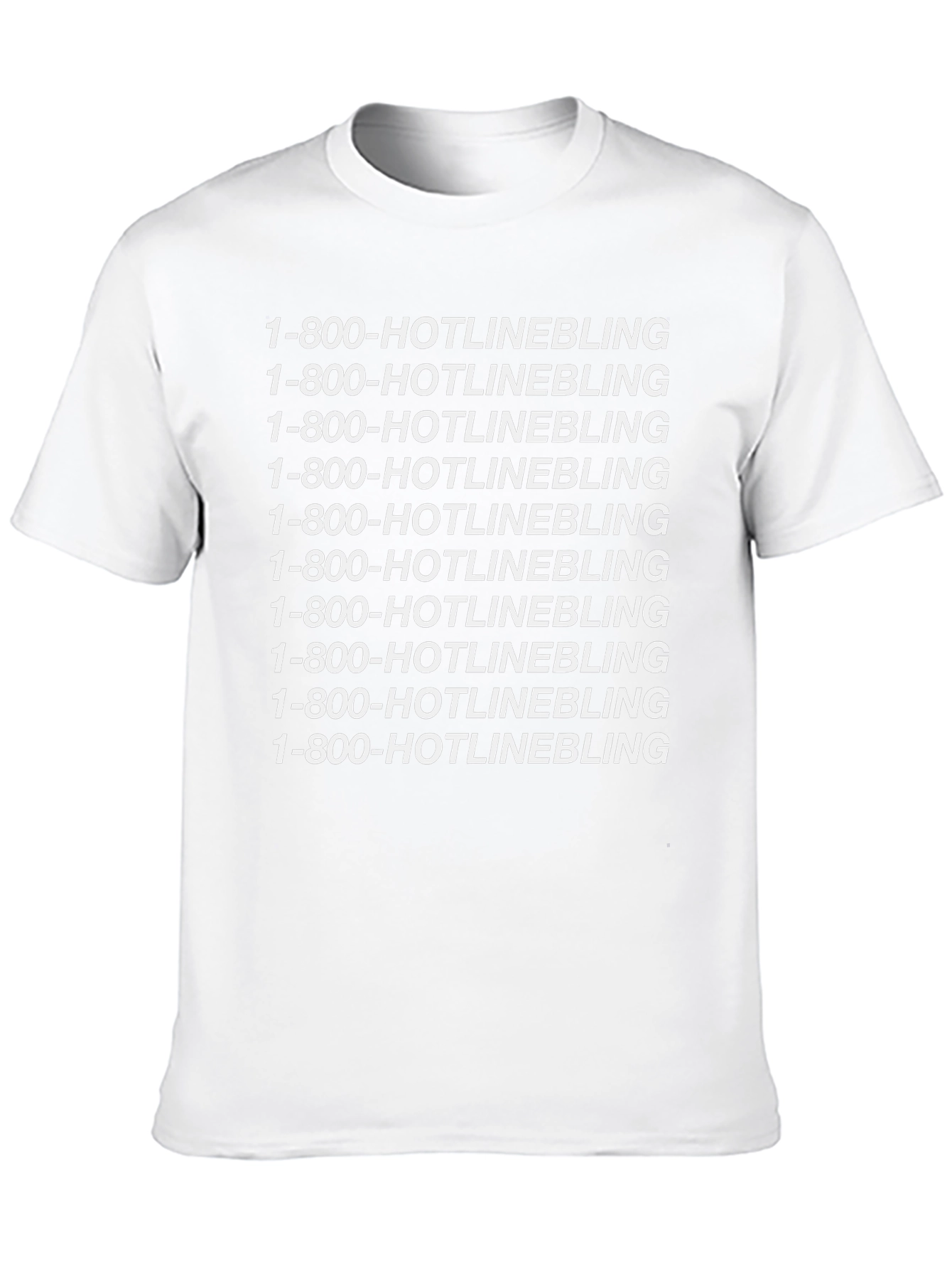 1-800-HOTLINEBLING Graphic Tee - Trendy Design