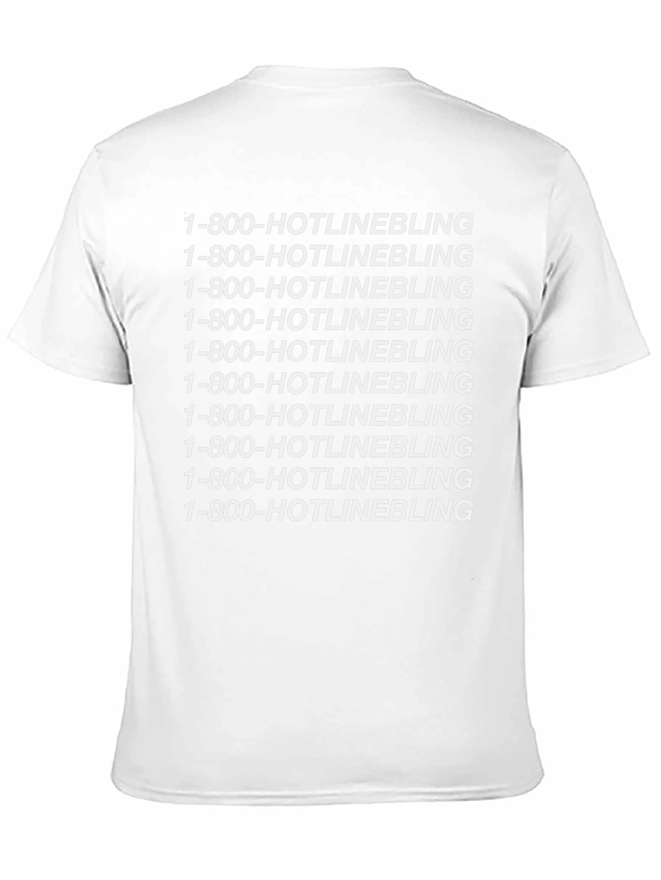 1-800-HOTLINEBLING Graphic Tee - Trendy Design