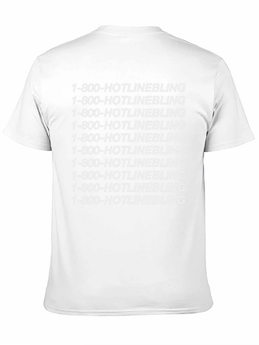 1-800-HOTLINEBLING Graphic Tee - Trendy Design