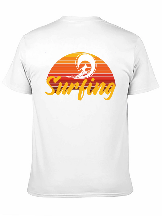 Surfing Sunset Graphic Tee