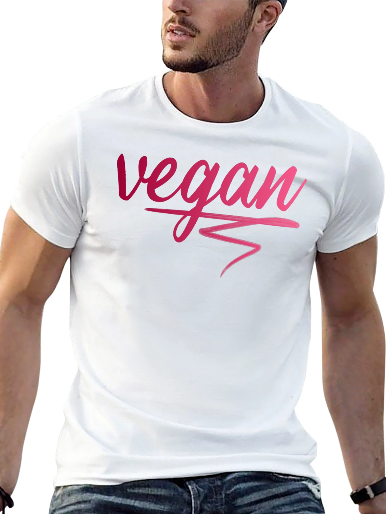 Vegan Graphic Tee - Stylish and Sustainable