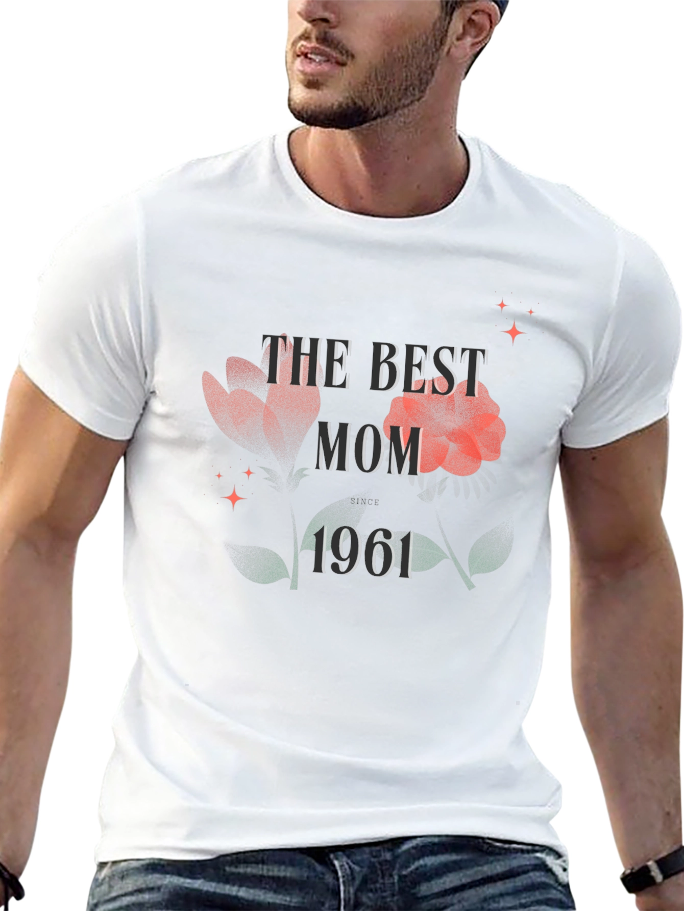 The Best Mom 1961 Floral T-Shirt