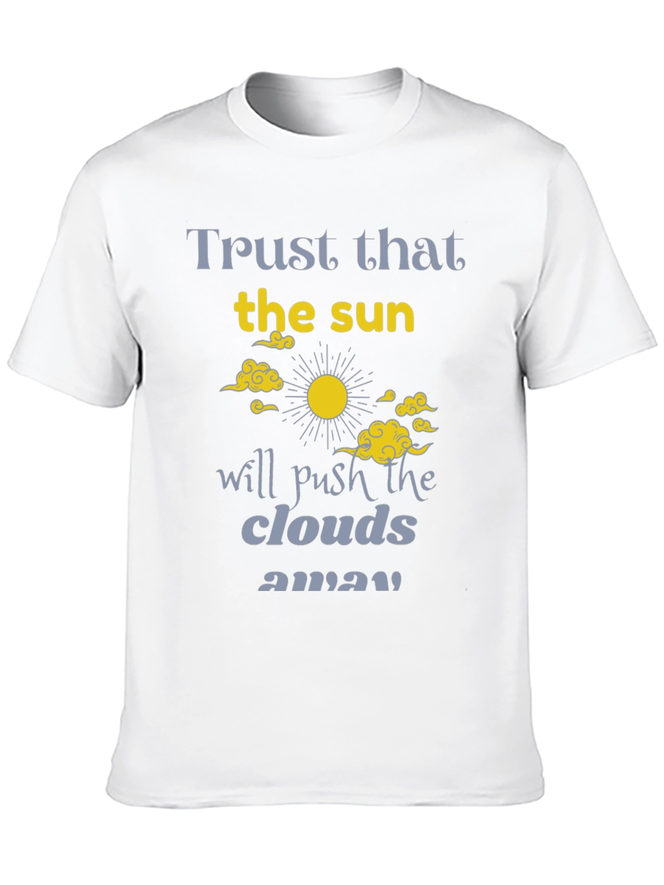 Trust the Sun Graphic Tee - Inspirational Black T-Shirt