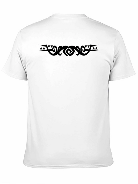Tribal Tattoo Graphic Black T-Shirt