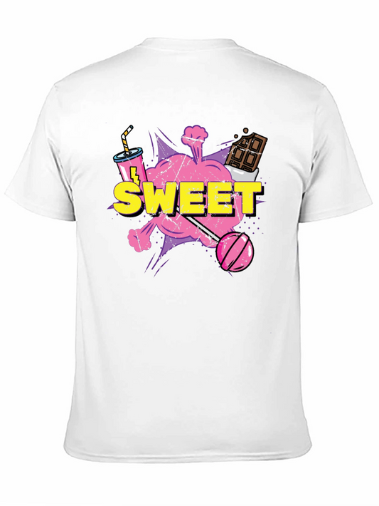 Sweet Treat Graphic Tee - Candy Cartoon T-Shirt