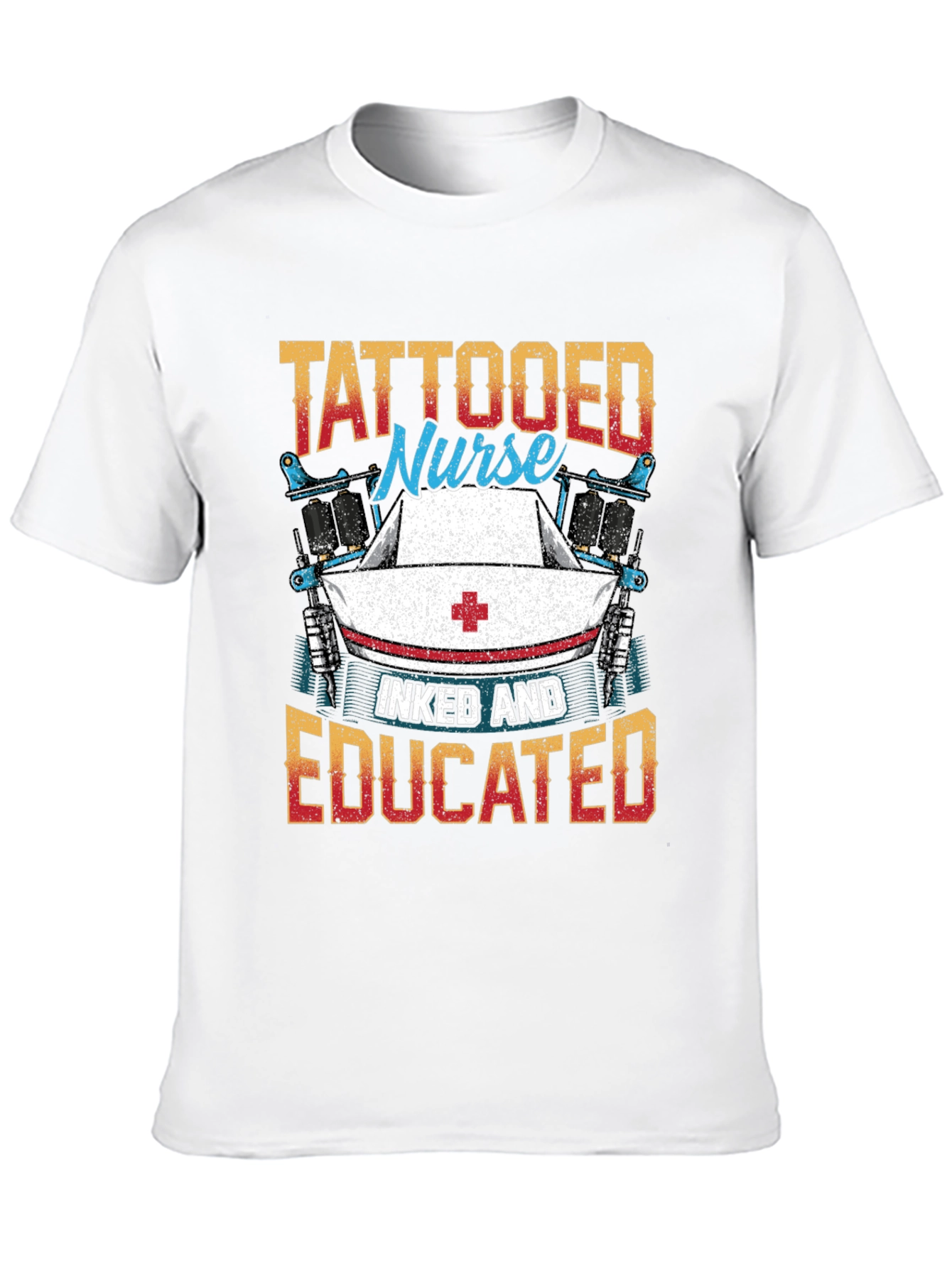 Tattooed Nurse T-Shirt - Inked and Educated