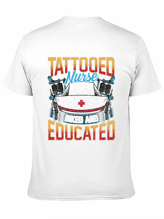Tattooed Nurse T-Shirt - Inked and Educated