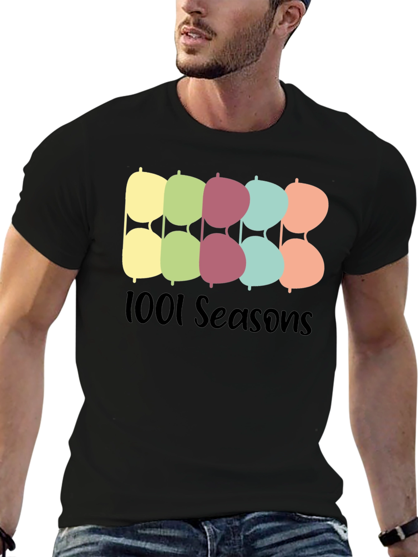 1001 Seasons Graphic Print T-Shirt