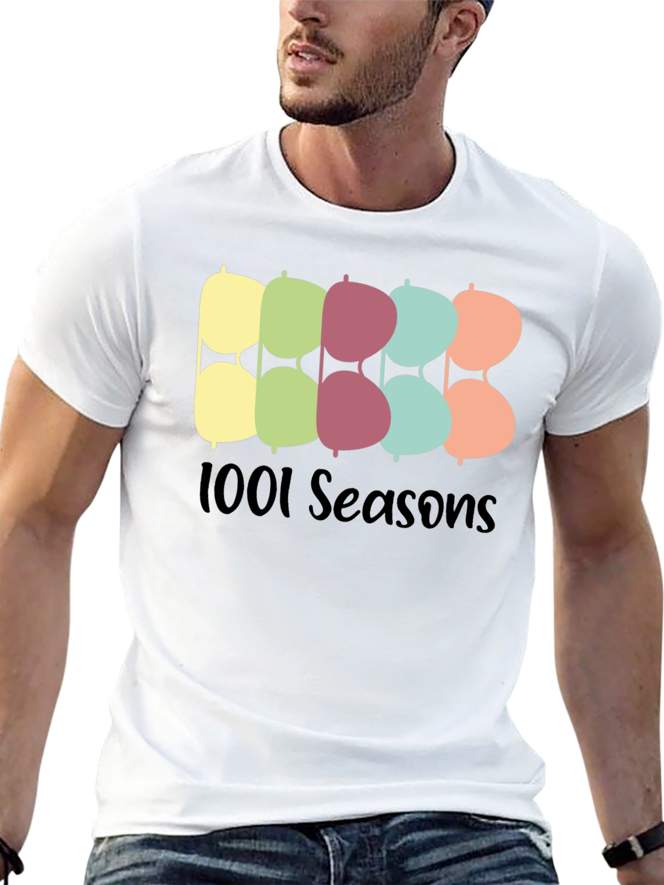 1001 Seasons Graphic Print T-Shirt