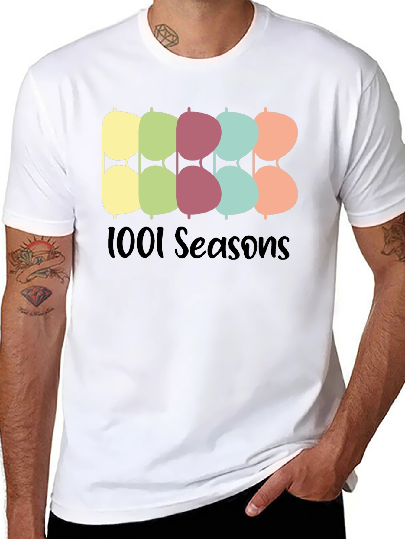 1001 Seasons Graphic Print T-Shirt