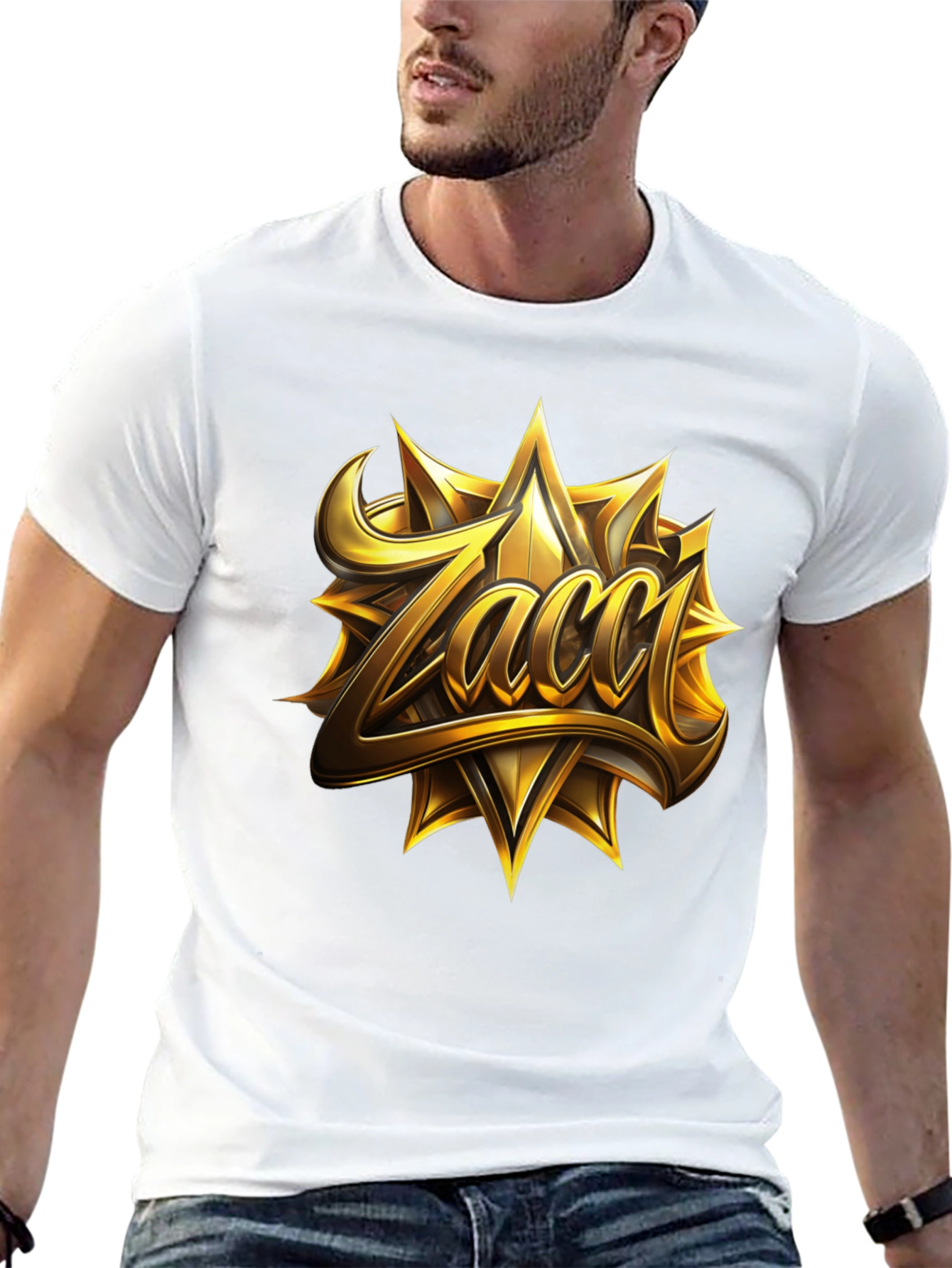 Zacci Gold Emblem Black T-Shirt