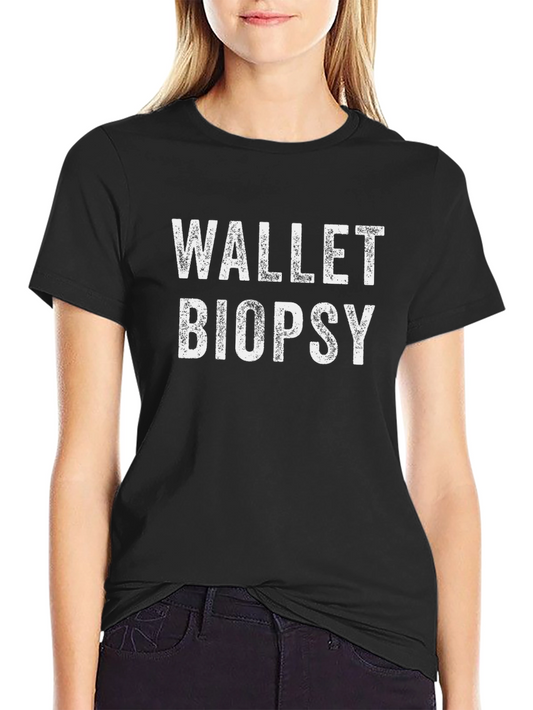 Wallet Biopsy Graphic T-Shirt - Black Cotton Tee